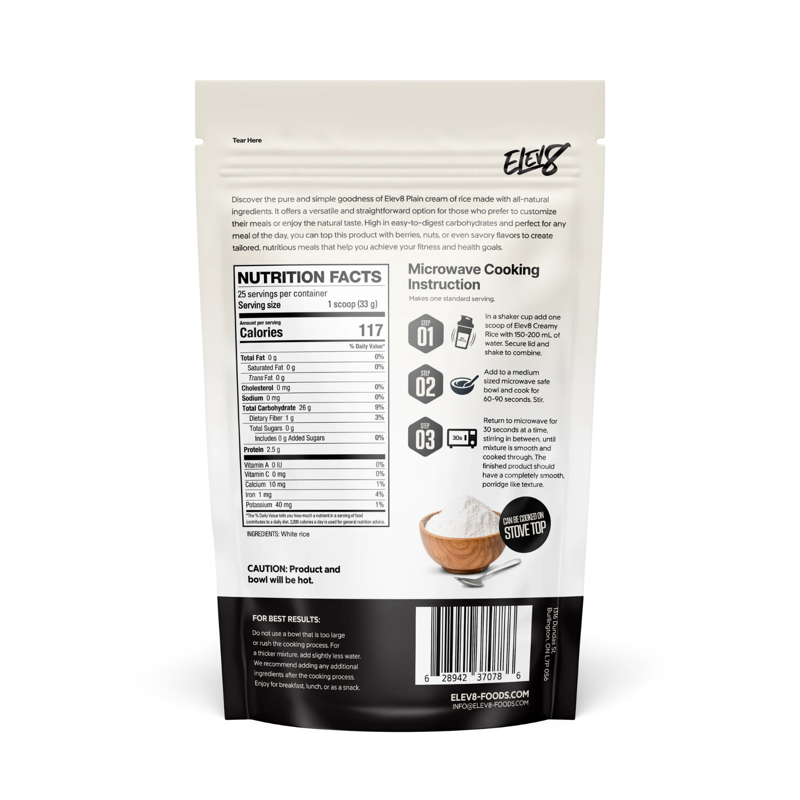 ELEV8 Creamy Rice