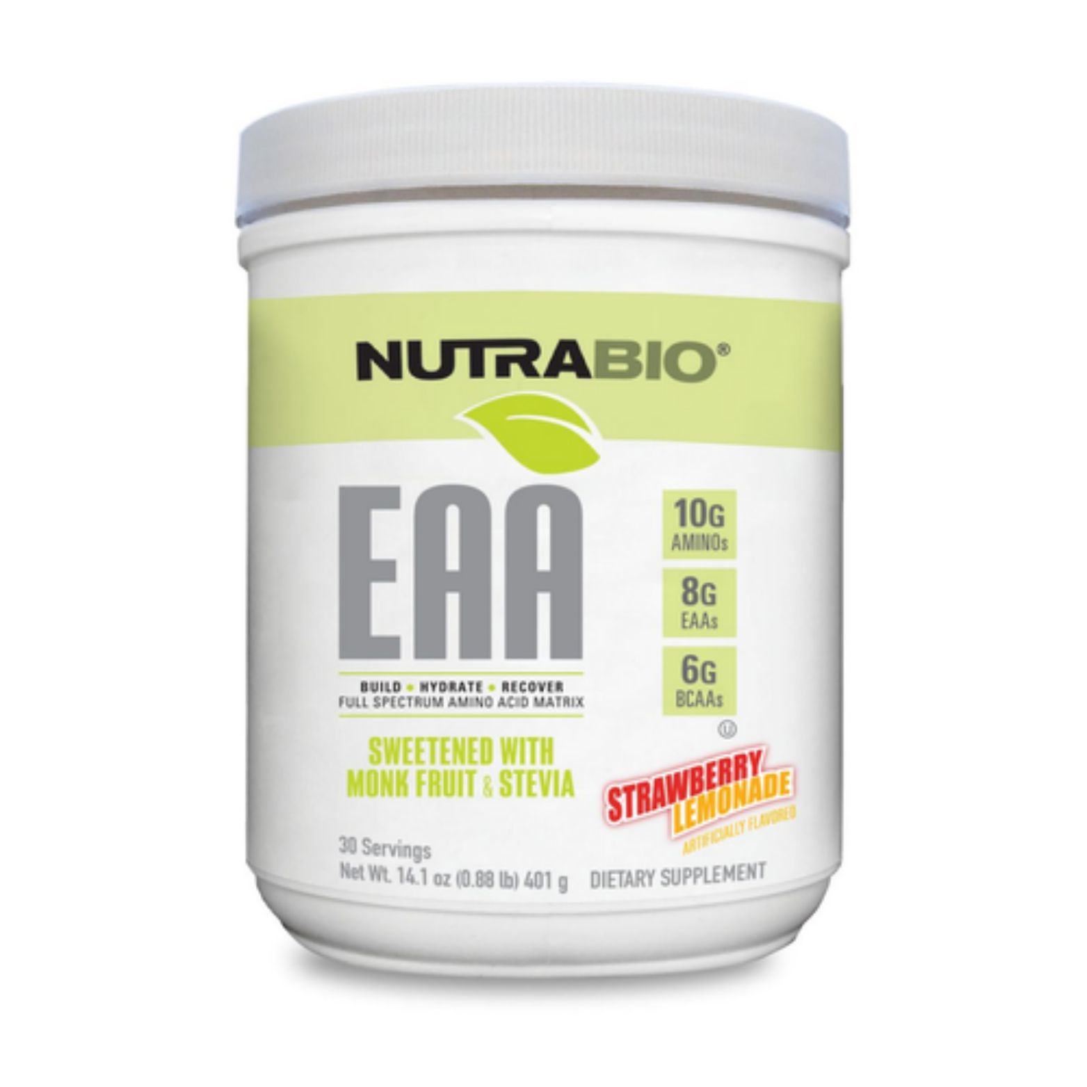 NutraBio EAA Natural - 30 serving