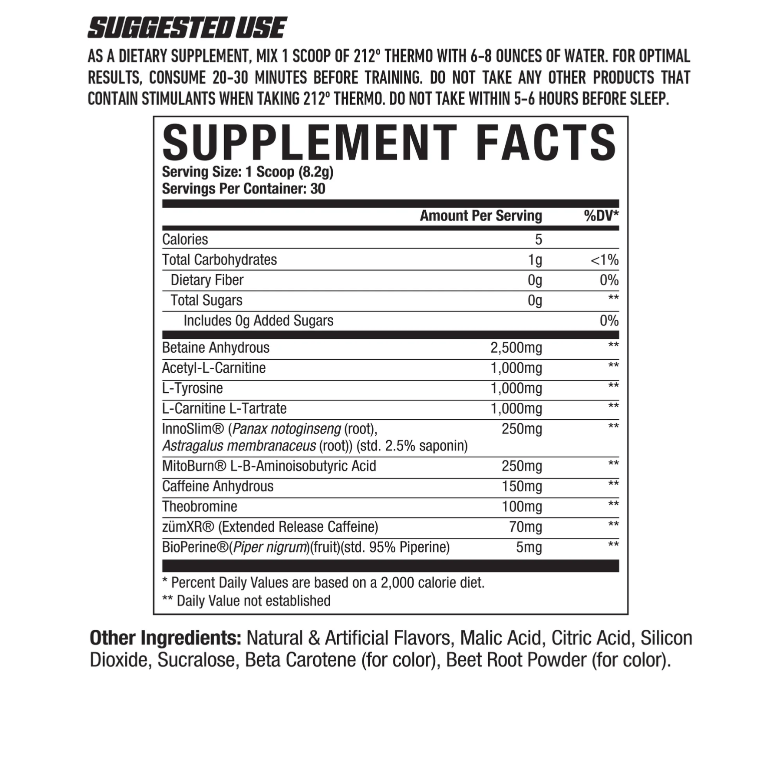 212º Thermo // High - Powered Thermogenic - 30 Serving - Competitive Edge Nutrition