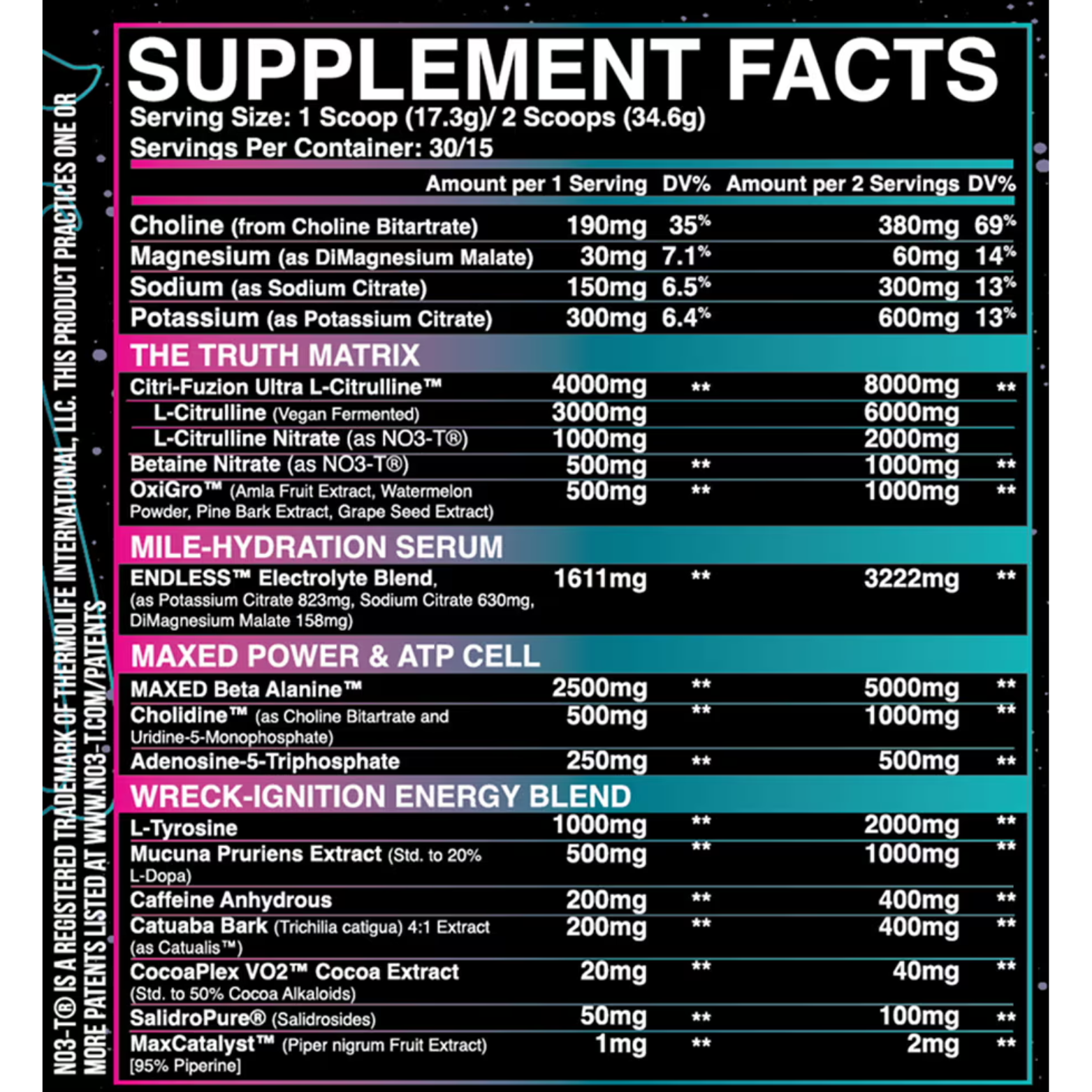 DVST8:25 ULTRA-DOSED - 30/15 Serving