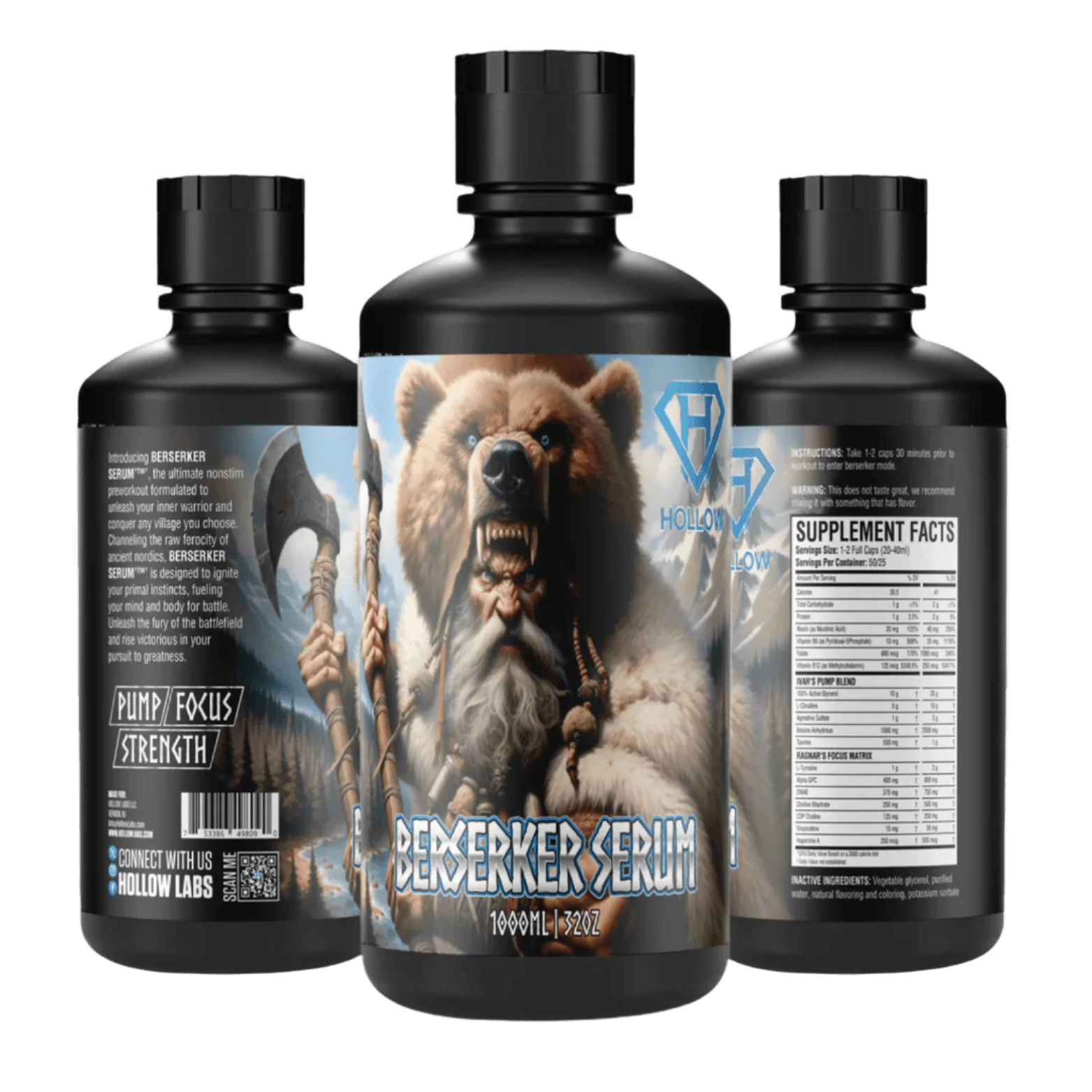 BERSERKER SERUM - 50/25 Serving - Competitive Edge Nutrition