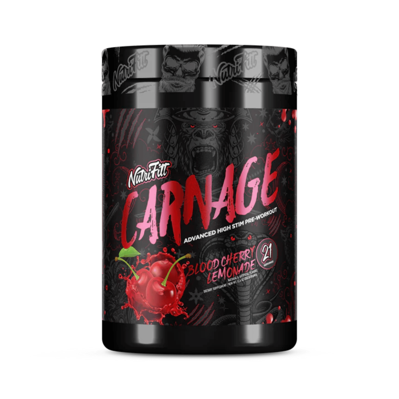 CARNAGE ADVANCED PRE - 21 Servings - Competitive Edge Nutrition