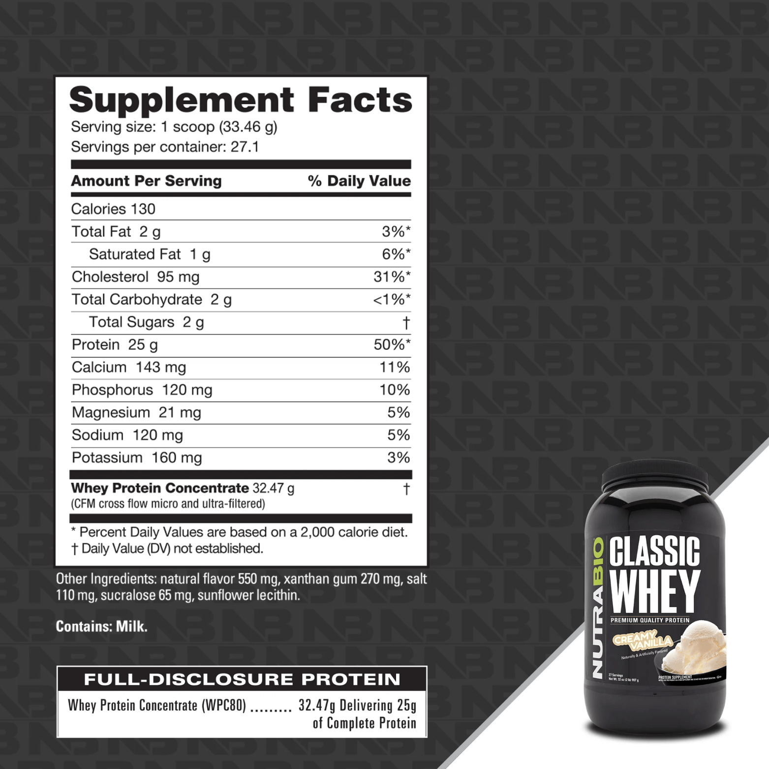 CLASSIC WHEY PROTEIN - 2lbs - Competitive Edge Nutrition