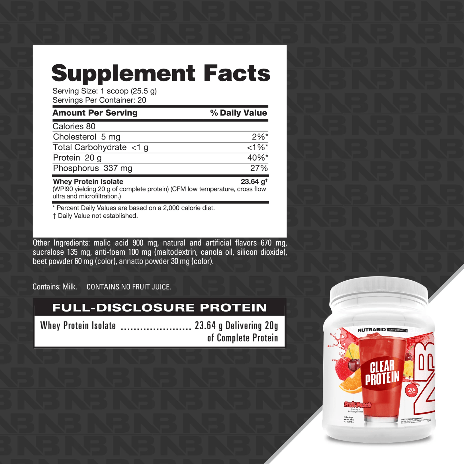 CLEAR WHEY PROTEIN ISOLATE - 20 Serving - Competitive Edge Nutrition