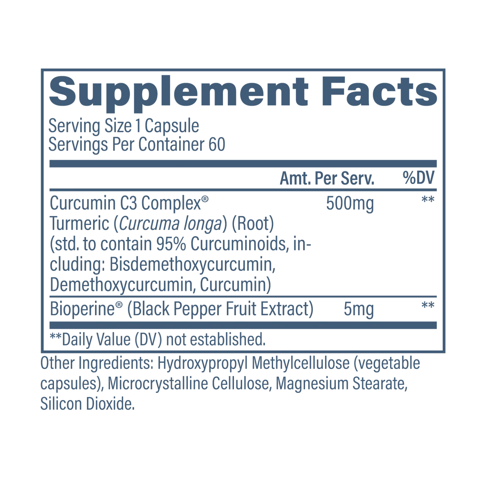 Curcumin C3 Complex - 60 Serving - Competitive Edge Nutrition