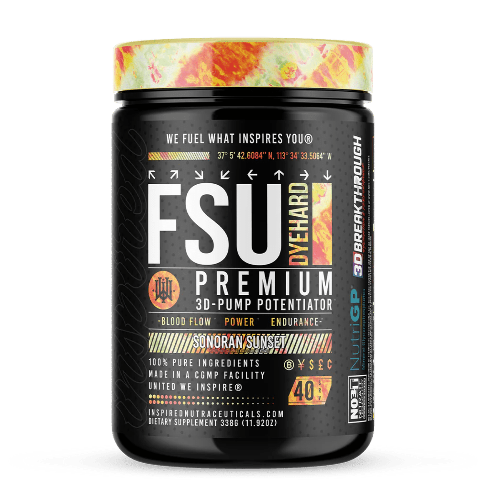 FSU DYHARD 3D PUMP - 40/20 Serving - Competitive Edge Nutrition