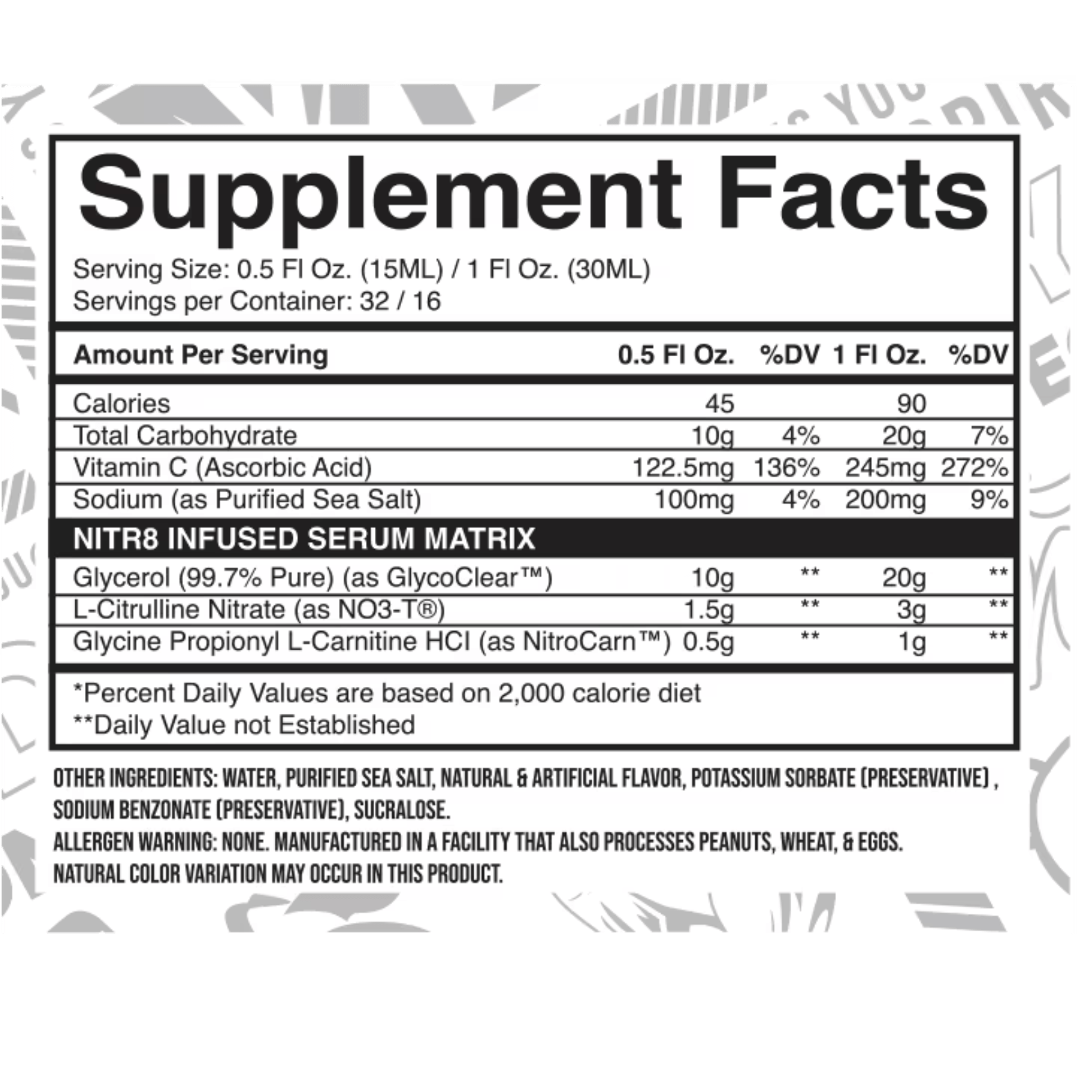 FSU - NITRUM NON STIM PUMP - 32/16 Servings - Competitive Edge Nutrition