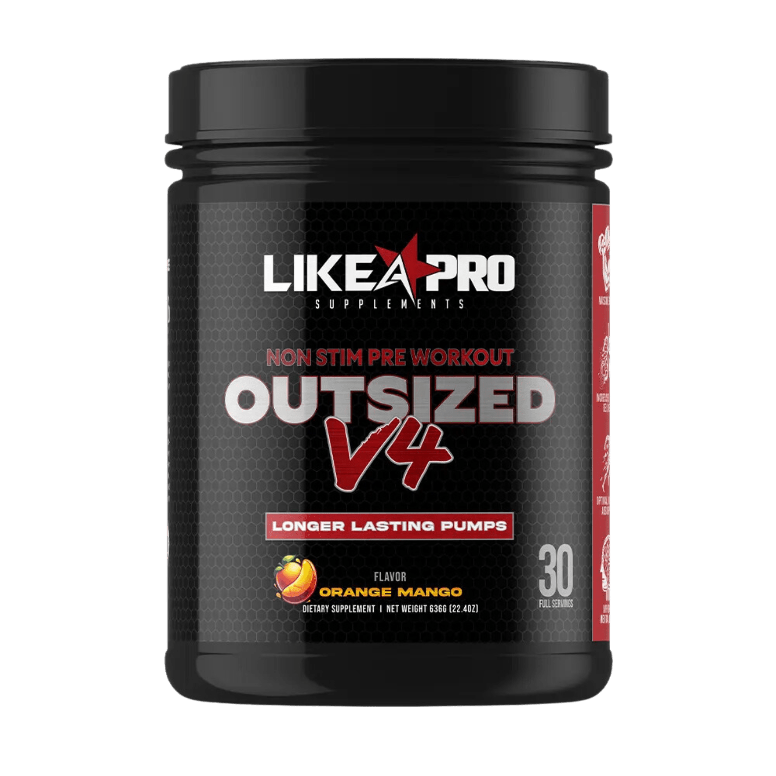 OUTSIZED V4 NON - STIM PUMP - 30 Serving - Competitive Edge Nutrition