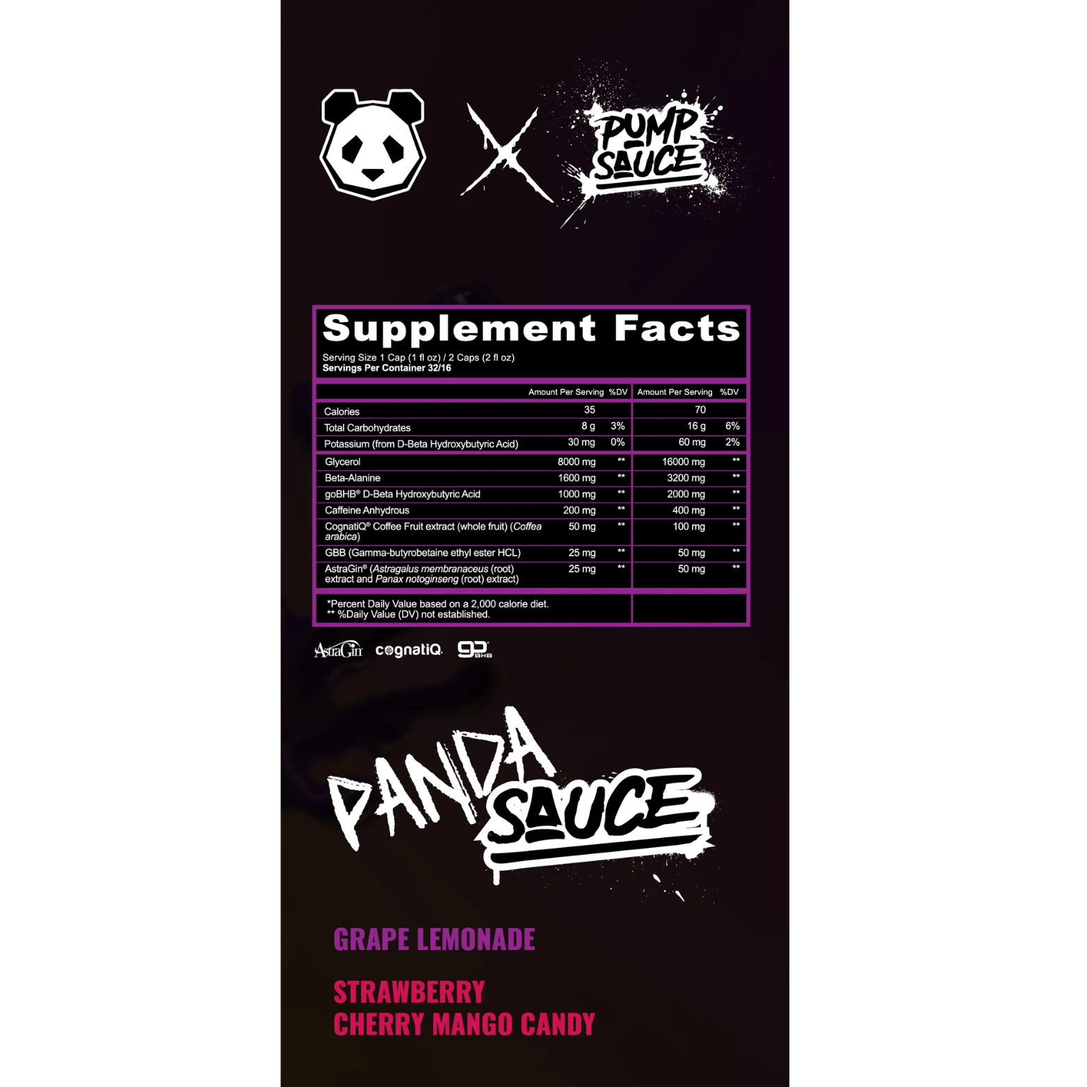 PANDA SAUCE (Panda x Pump Sauce Collab) - 32/16 Serving - Competitive Edge Nutrition