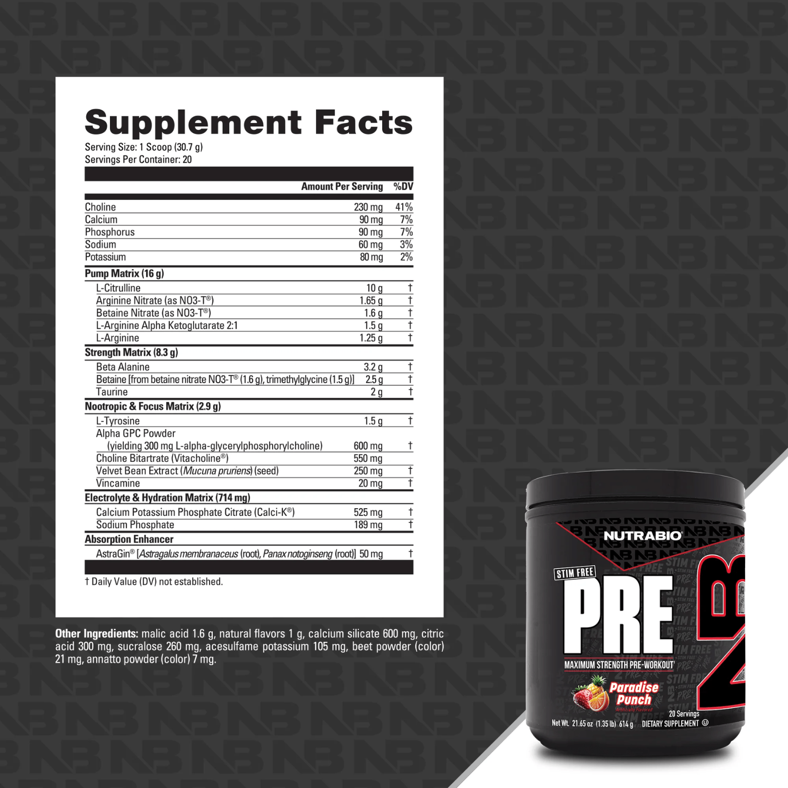 PRE Workout Stim - Free - 20 Servings - Competitive Edge Nutrition