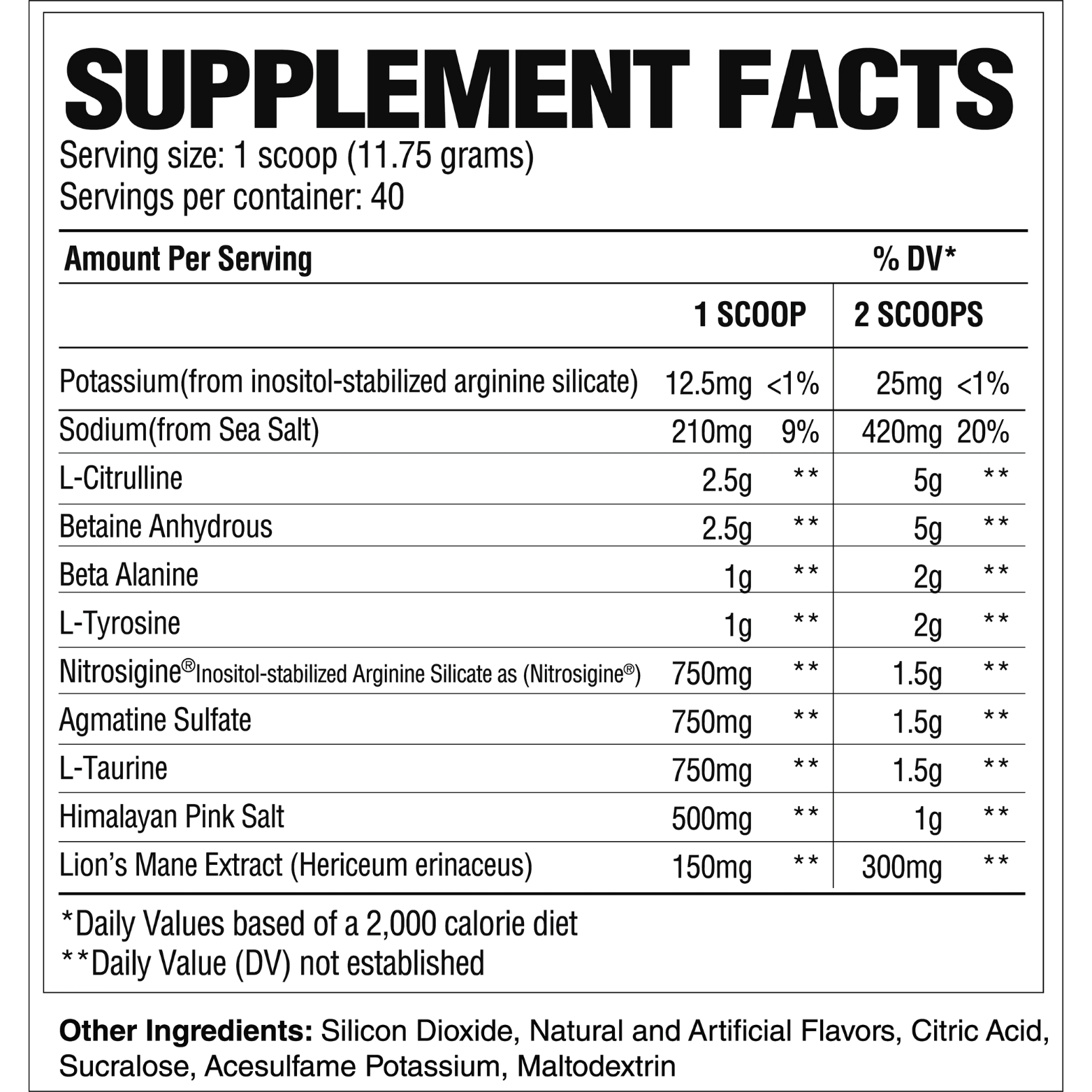 PUMP NON - STIM PRE - 40 Serving - Competitive Edge Nutrition