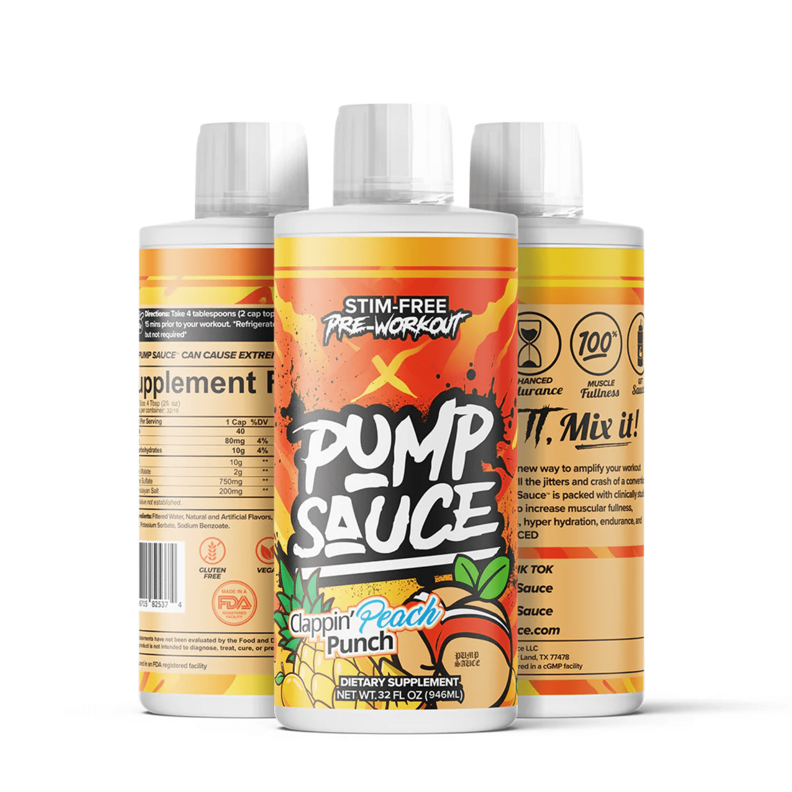PUMP SAUCE NON STIM PUMP - 32/16 Serving - Competitive Edge Nutrition