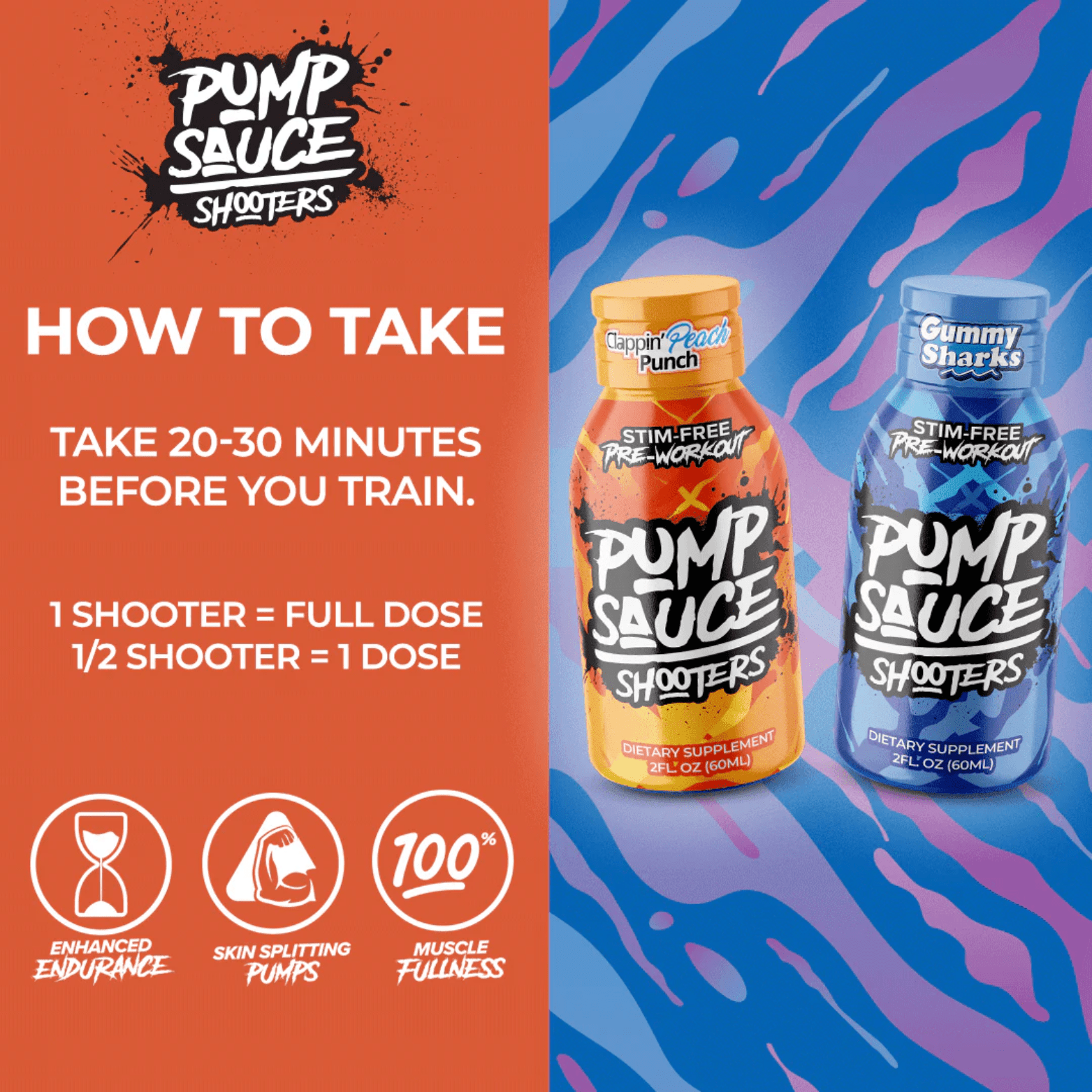 Pump Sauce Shooters - 1 Shooter - Competitive Edge Nutrition