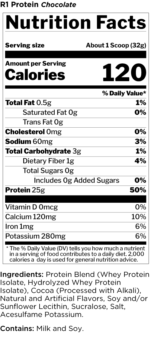 R1 PROTEIN - 28/30 serving - Competitive Edge Nutrition