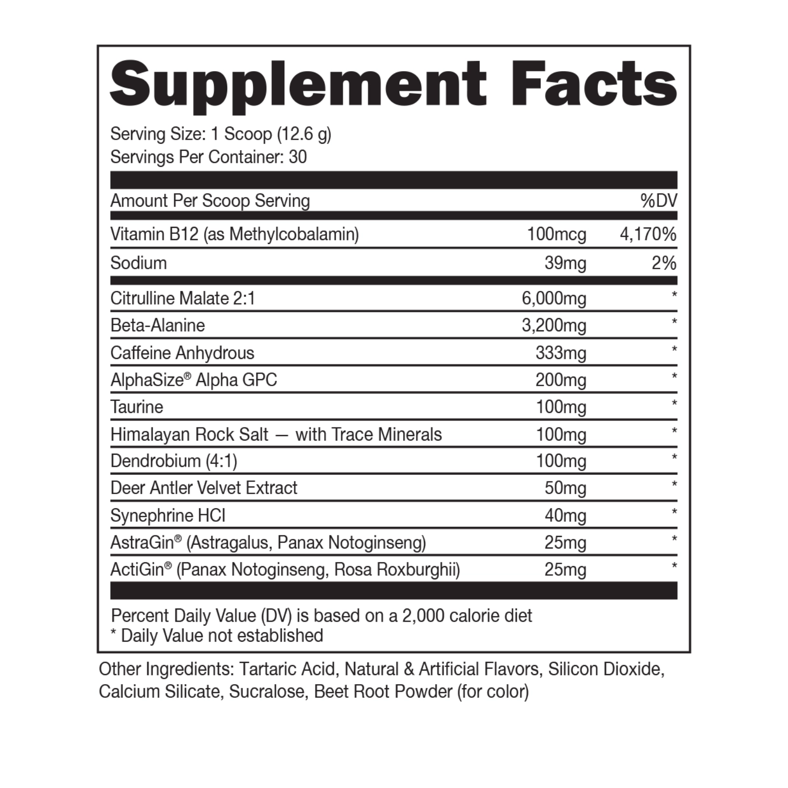 WOKE AF PRE WORKOUT - 30 Servings - Competitive Edge Nutrition
