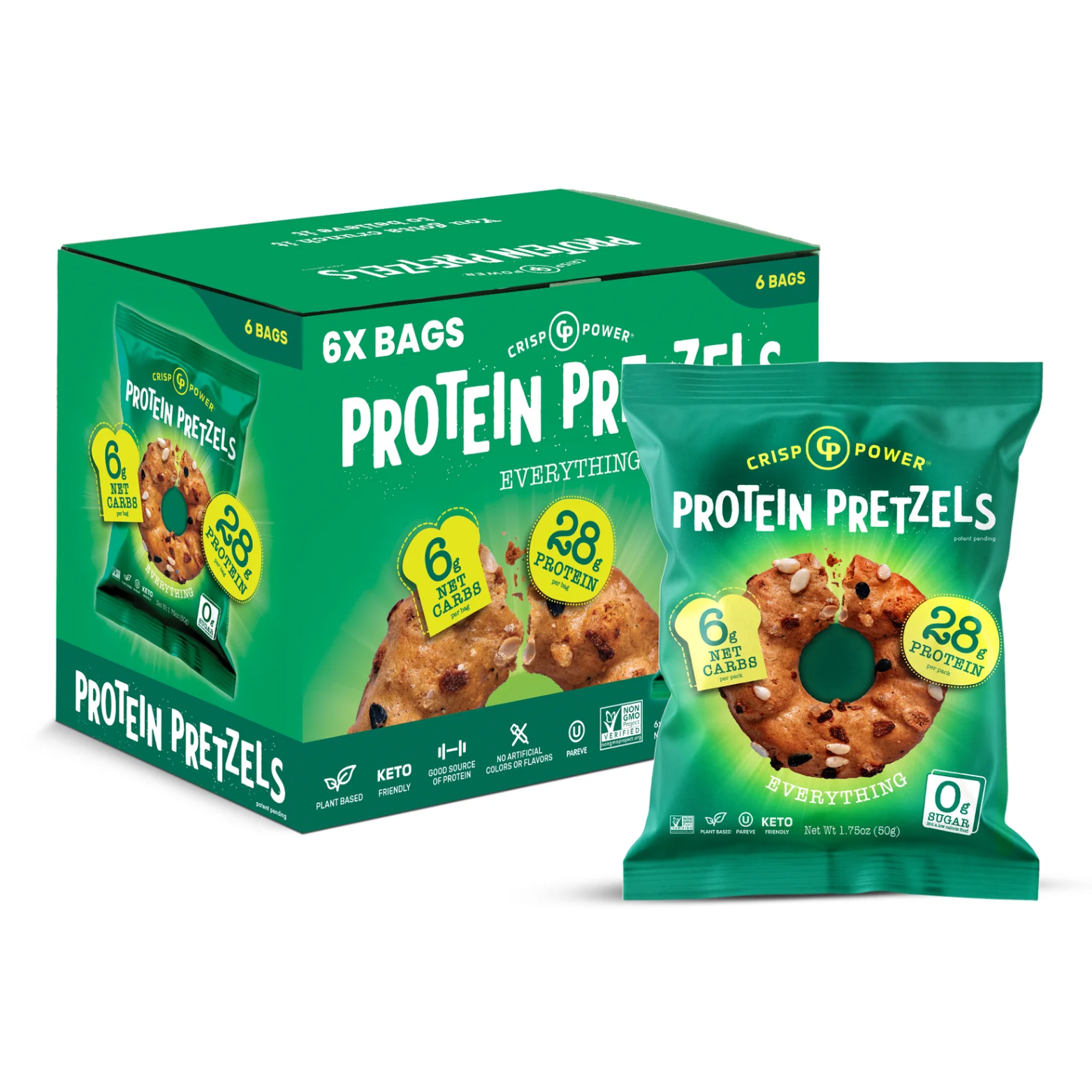 CRISP POWER - PROTEIN PRETZELS