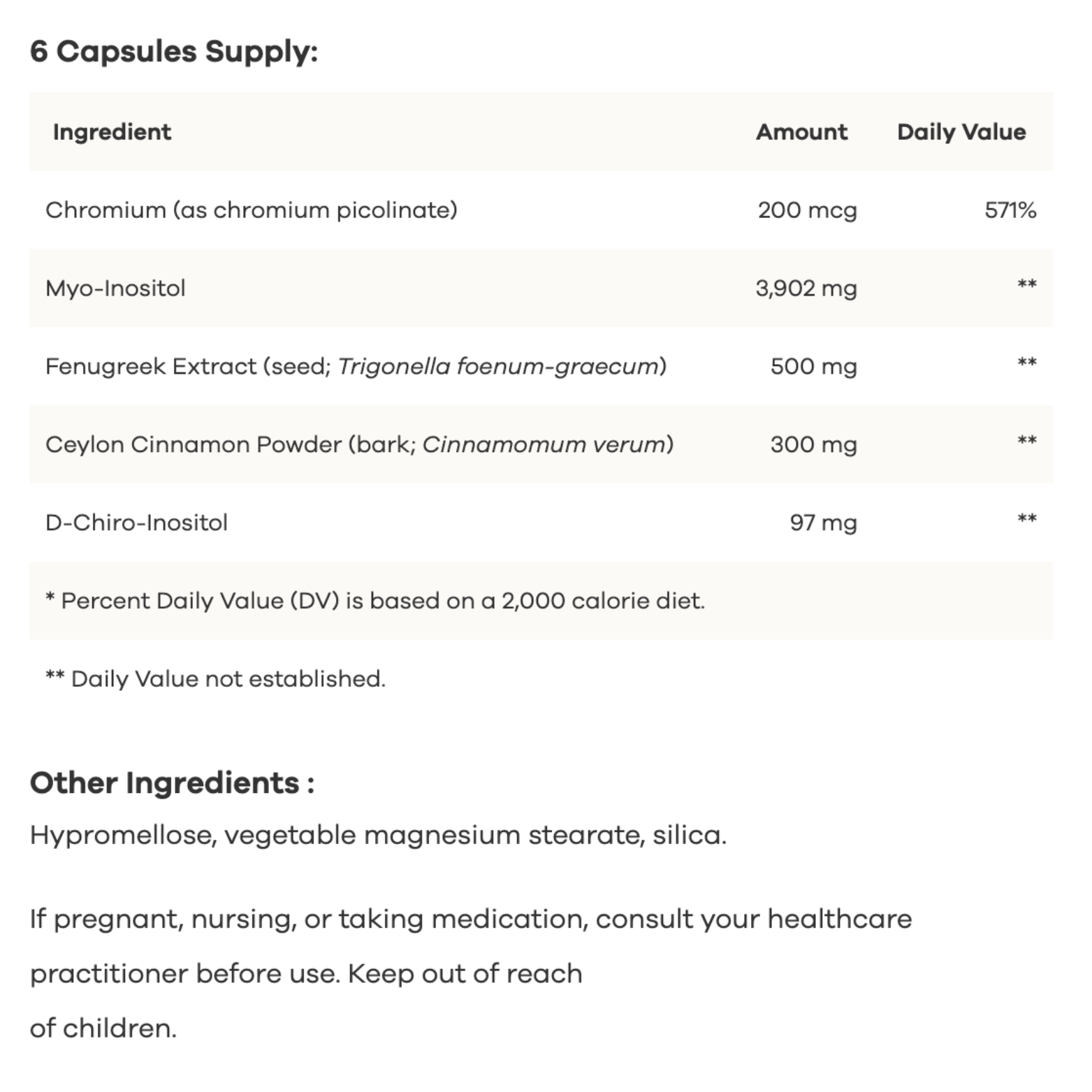 Myo-Inositol Complex - 30 Serving