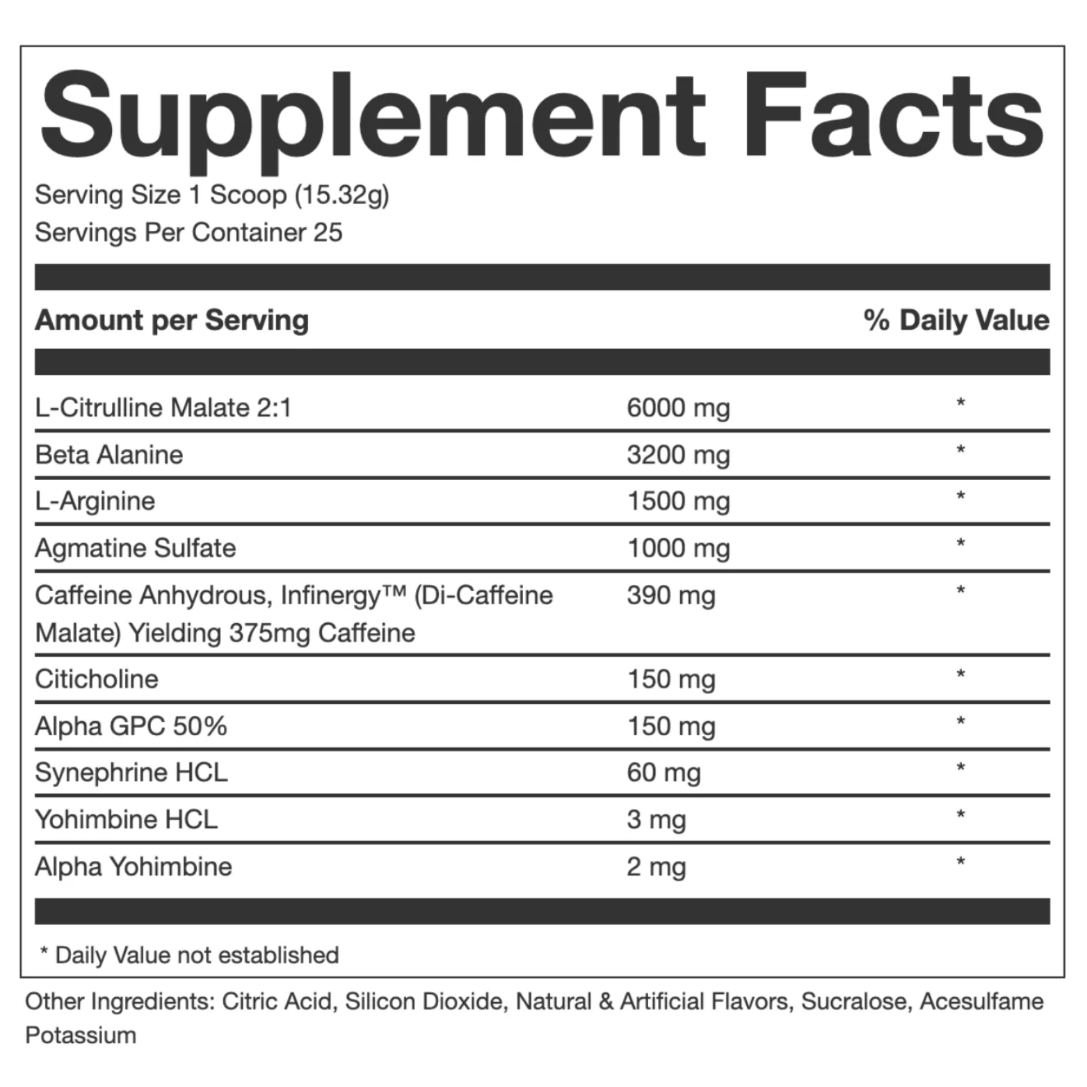 Exposed V2 Pre Workout - 25 Serving