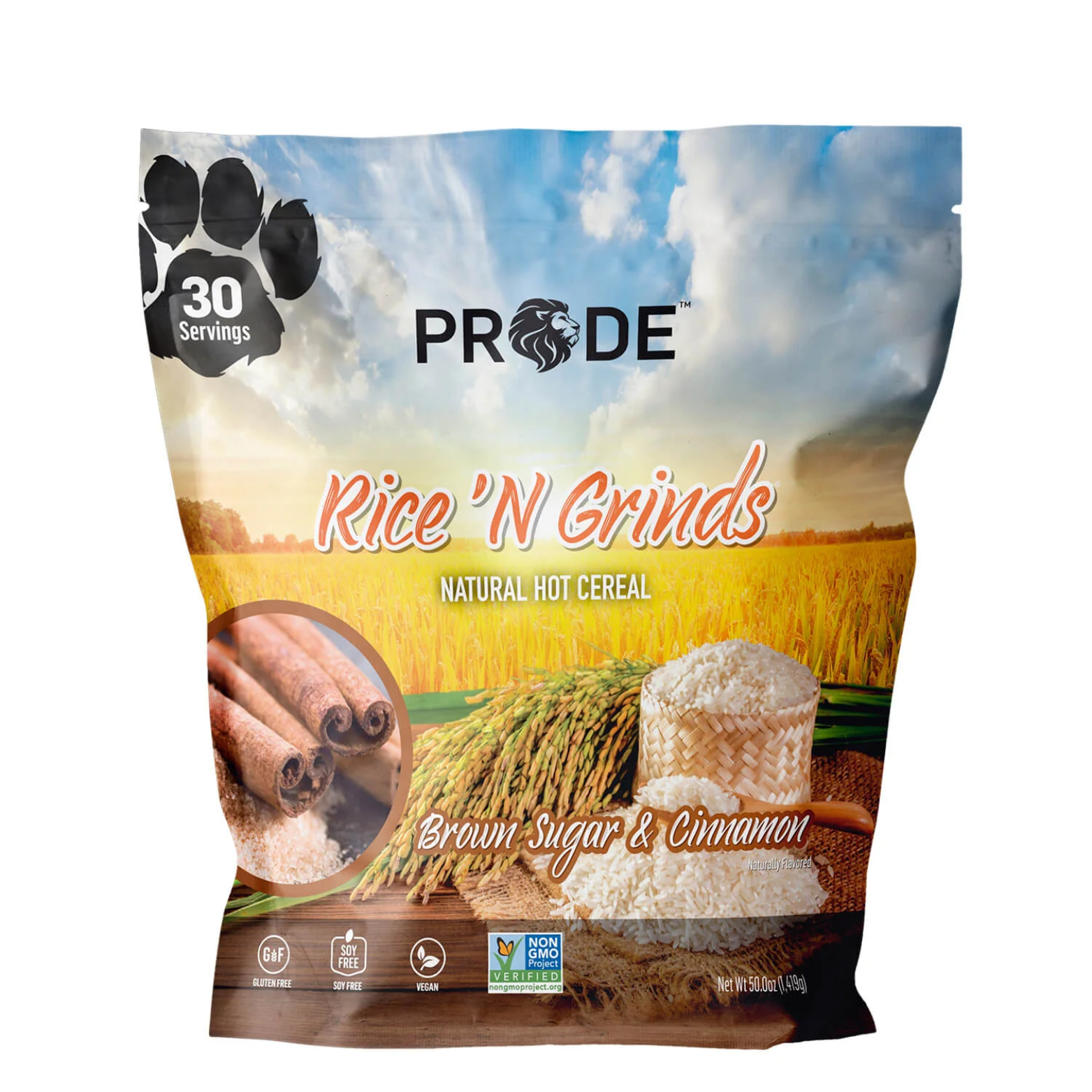 Rice 'N Grinds - Natural Hot Rice Cereal