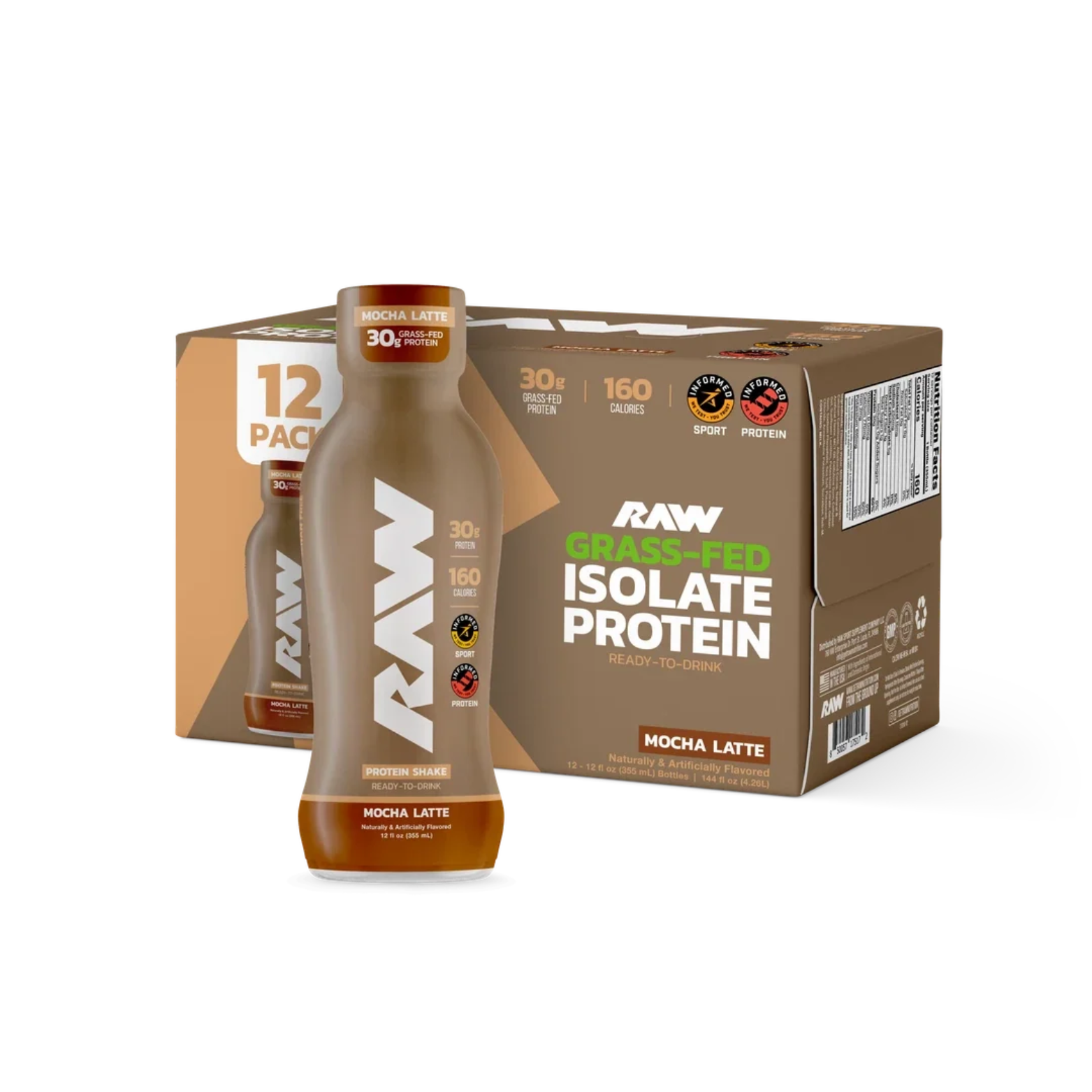 RAW GRASS FED WHEY ISOLATE RTD