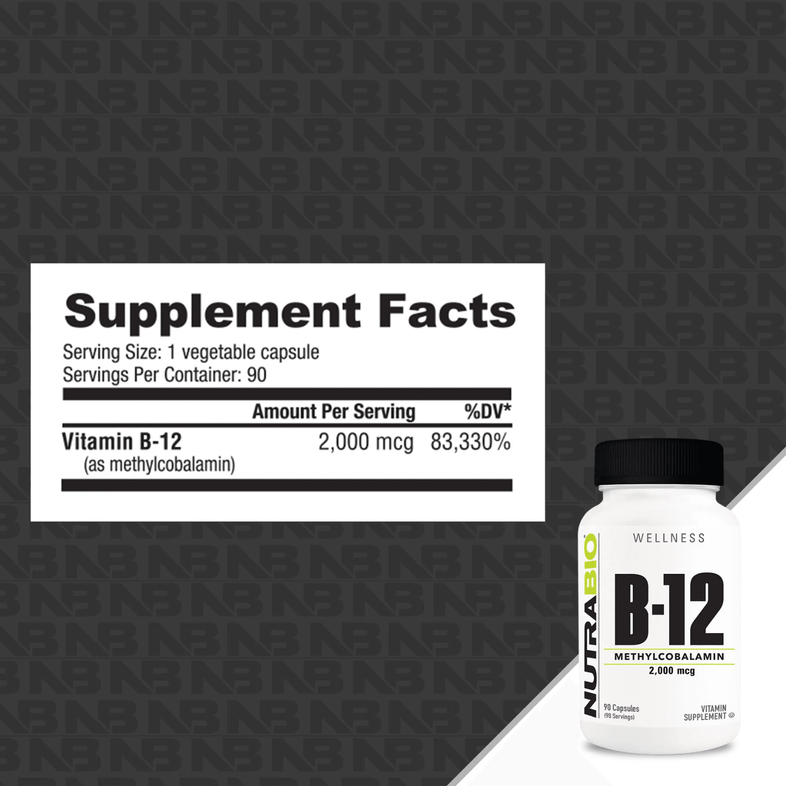 B12 2000mcg - 90 Serving - Competitive Edge Nutrition