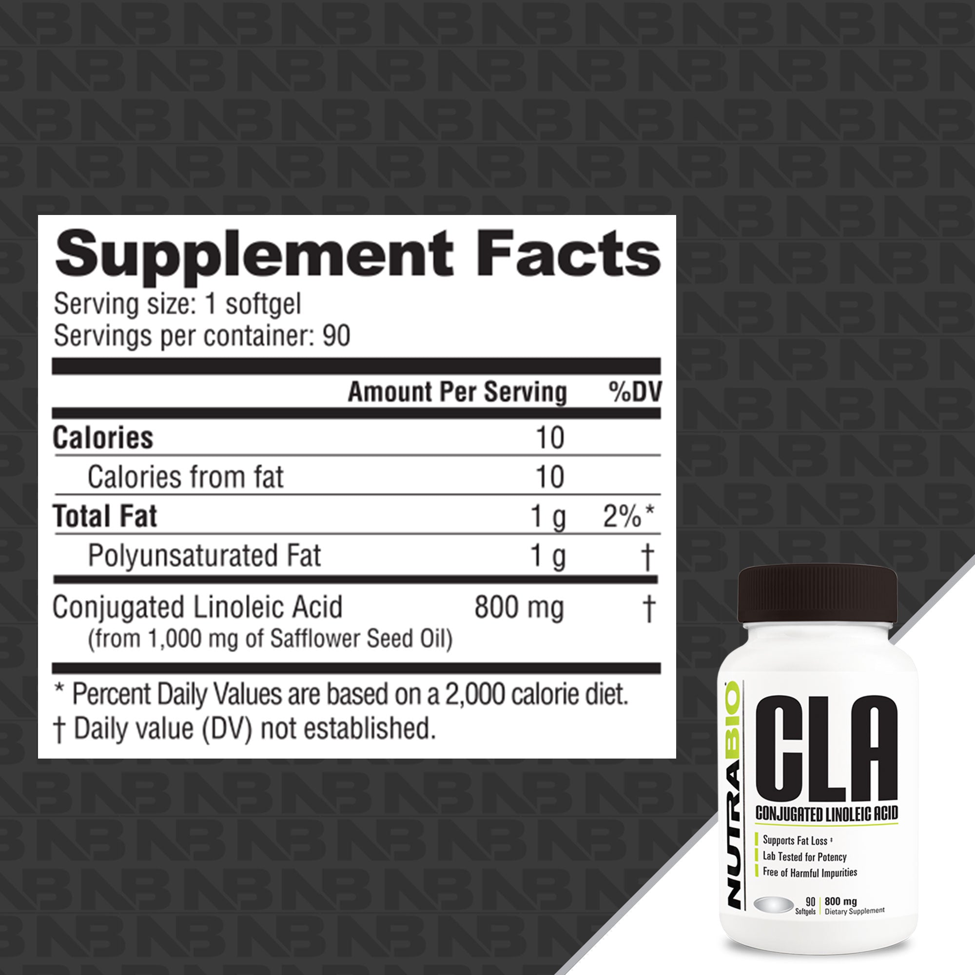 CLA (800mg) - 90 Softgels - Competitive Edge Nutrition