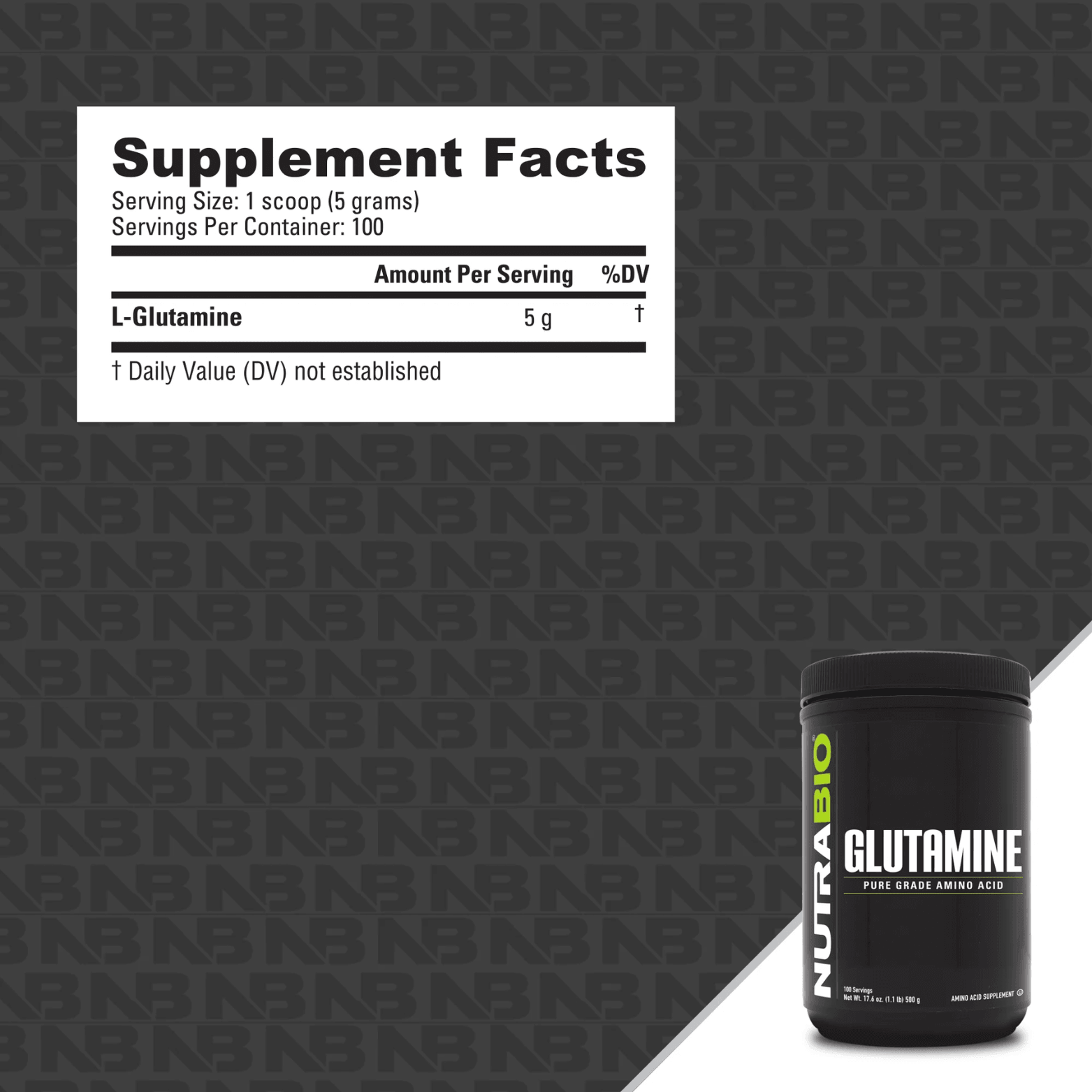 L - Glutamine - 100 Serving / 500g - Competitive Edge Nutrition