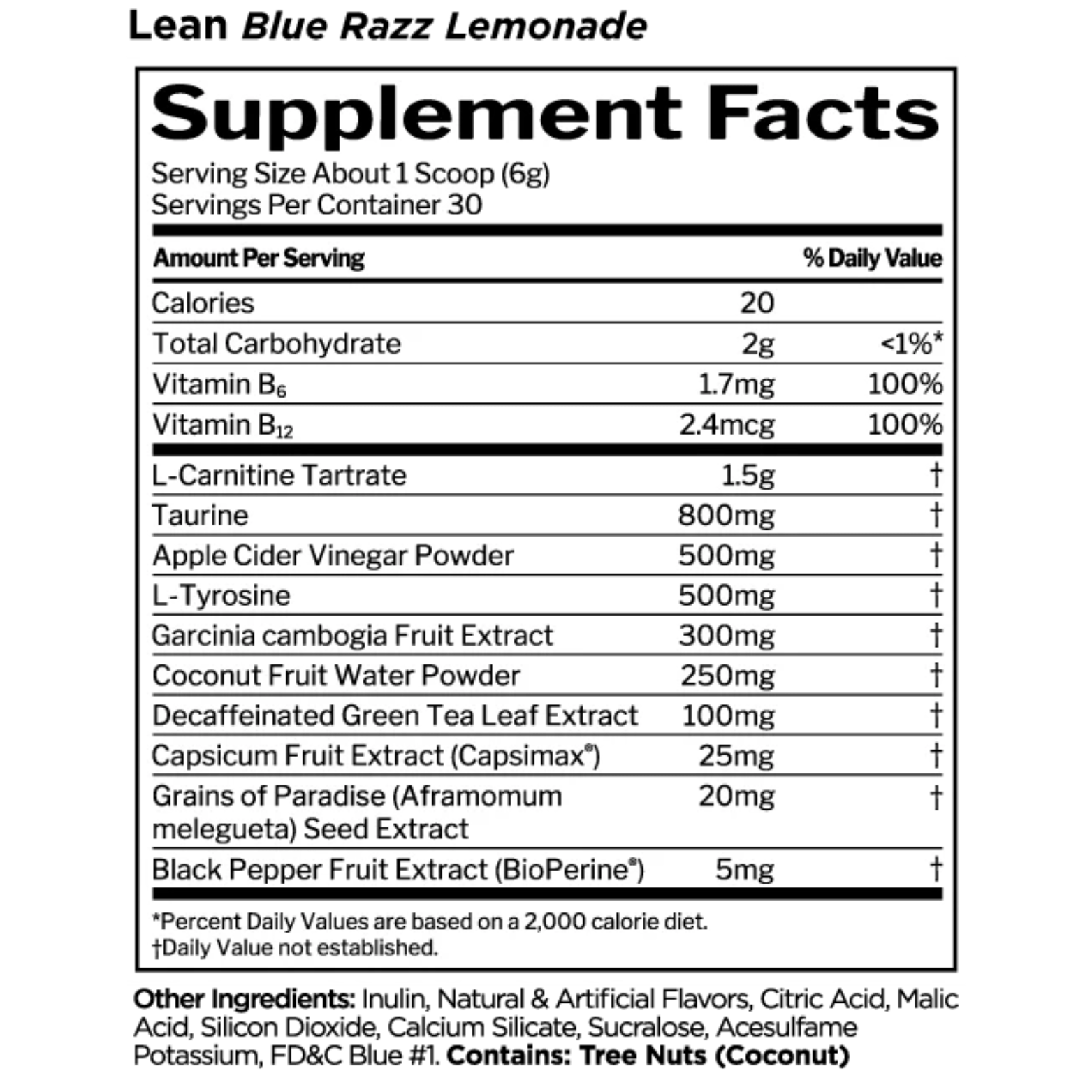LEAN Non - stim FAT BURNER (Powder) - 30 Serving - Competitive Edge Nutrition