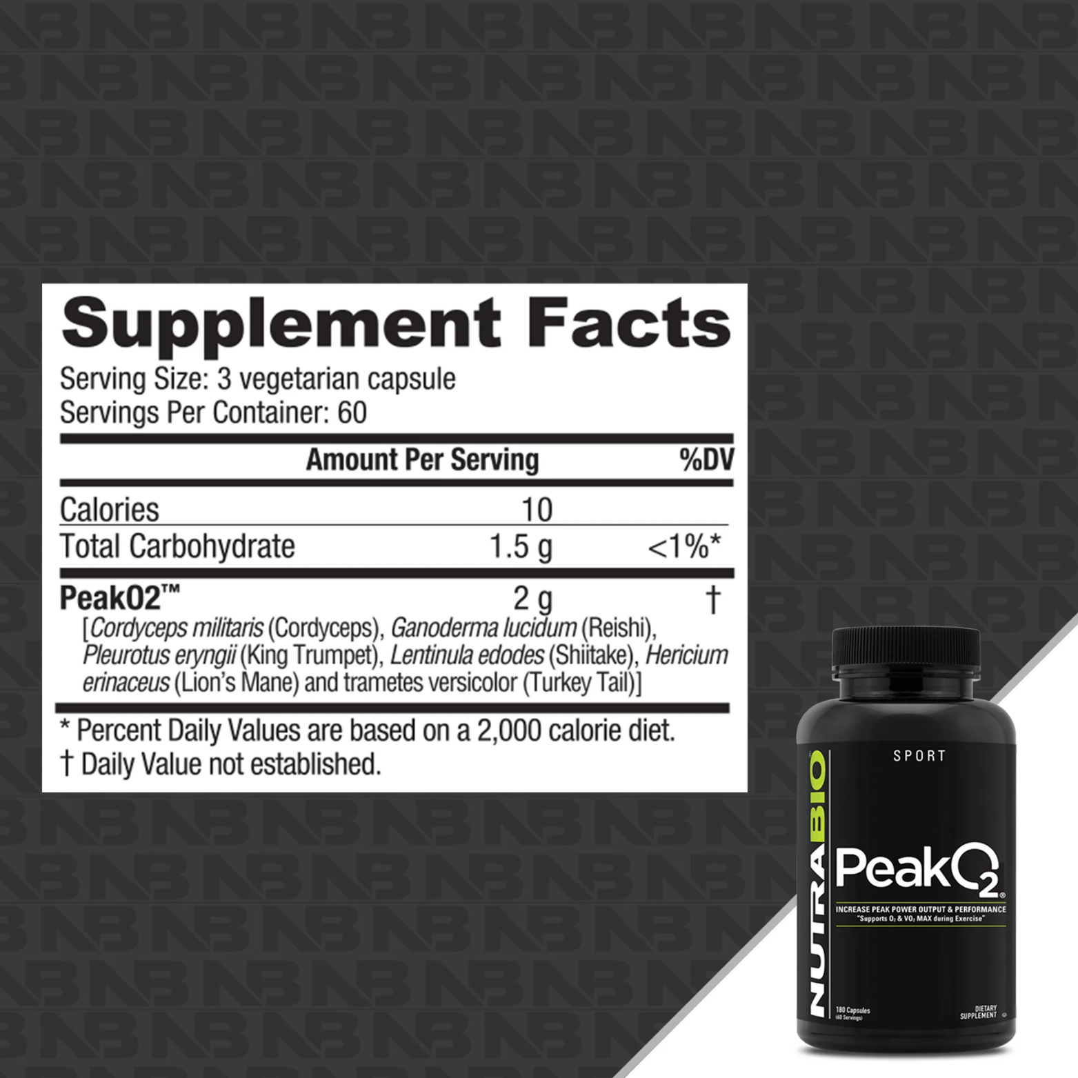 PEAK02 CAPSULES - 60 Serving - Competitive Edge Nutrition